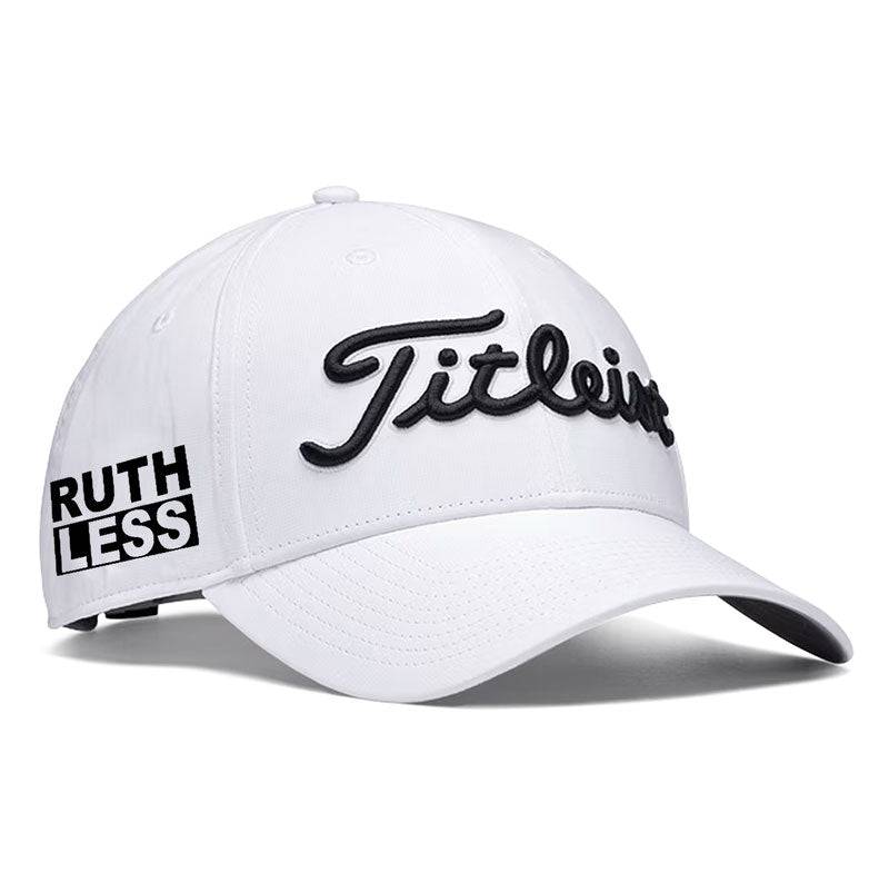 White Ruthless Titleist Tour Performance Hat - Ruthless