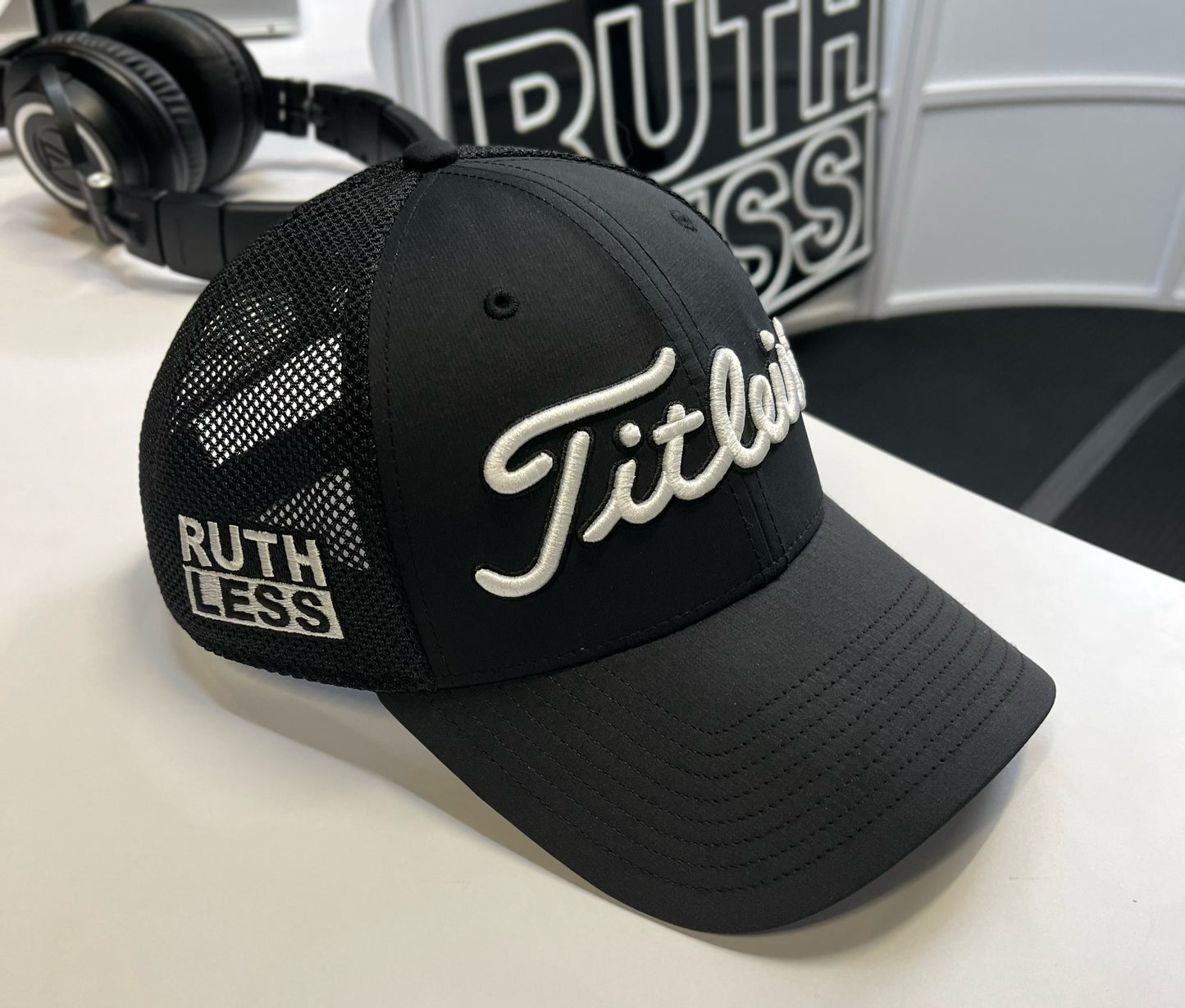 Black Ruthless Titleist Tour Performance Mesh Hat