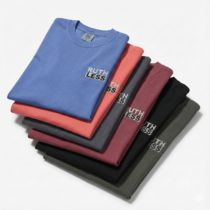 Ruthless Comfort Colors Embroidered Heavyweight Tee